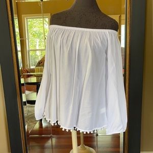 NWT Lilly Pulitzer szL Enna Top Resort White